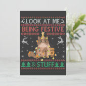 私の祭り好きっぷりを見て！汚いクリスマス猫とか 招待状 (スタンド正面)