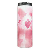 私の秋田の犬は私のバレンタインパーソナライズされた名だ タンブラー (裏面)