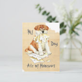 私の秋田食べの宿題 ポストカード (スタンド正面)