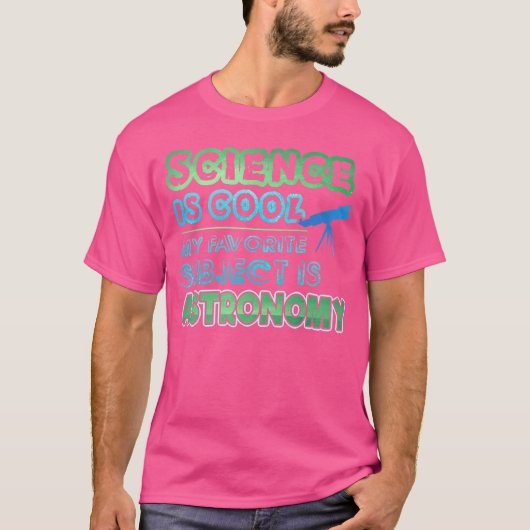私の科お気に入りの目は天文学だ Tシャツ (正面)