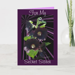 私の秘密のために大事な行事を姉妹カスタマイズ カード