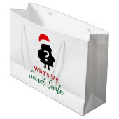 私の秘密のサンタは誰だ ラージペーパーバッグ (正面アングル)