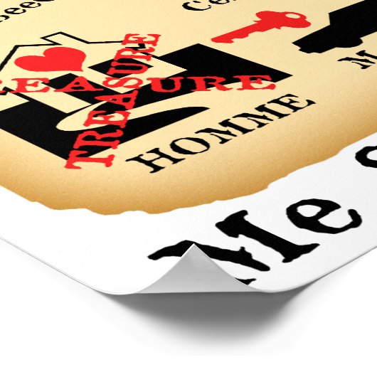 私の秘密の宝の地図 ポスター (角)