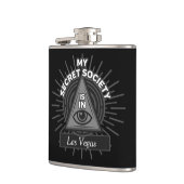 私の秘密の社会はイルミナティにある フラスク (左)