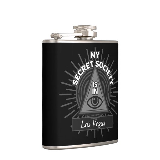 私の秘密の社会はイルミナティにある フラスク (右)