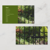 私の秘密庭 名刺 (正面/裏面)