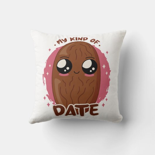 私の種類のデートかわいいは果物かわいい食べ物をデート クッション (裏面)