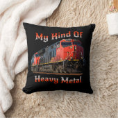 私の種類の重金属ディーゼル機関車 クッション (ブランケット)