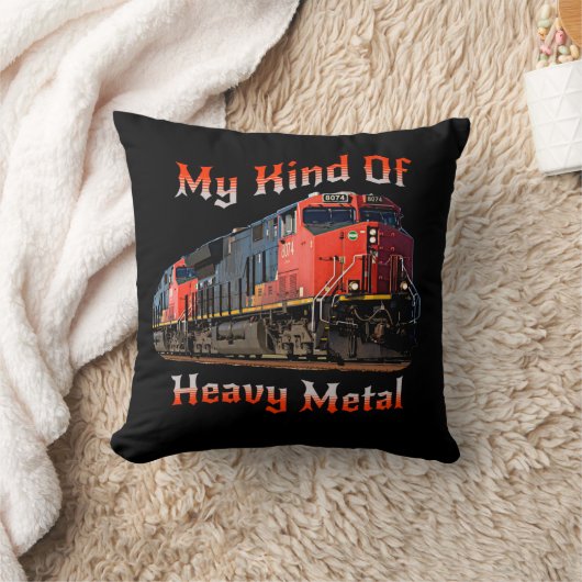 私の種類の重金属ディーゼル機関車 クッション (ブランケット)