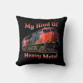 私の種類の重金属ディーゼル機関車 クッション (正面)