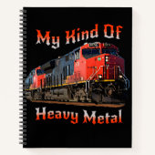 私の種類の重金属ディーゼル機関車 ノートブック (正面)