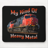 私の種類の重金属ディーゼル機関車 マウスパッド (正面)