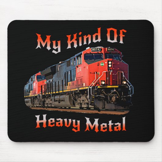 私の種類の重金属ディーゼル機関車 マウスパッド (正面)