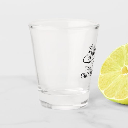 私の稼ぎ手の手書きの斜書になる  ショットグラス (左)