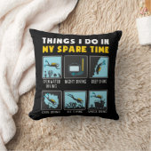 私の空き時間で行うことスキューバダイビングのダイバー クッション (ブランケット)