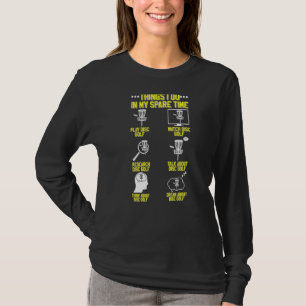 私の空き時間で行うことFrisbee Sports Disk G Tシャツ