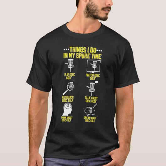 私の空き時間で行うことFrisbee Sports Disk G Tシャツ (正面)