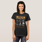 私の空き時間で行うことUkuleleプレーヤーハワイ Tシャツ (正面フル)