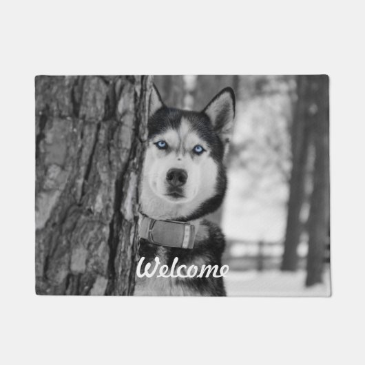 私の空色の目 ドアマット (正面)