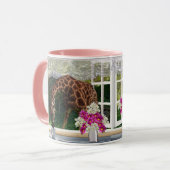 私の窓に喉の渇いたキリン マグカップ (正面左)