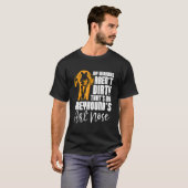 私の窓はGreyhoundペットの所有者ではないGreyhound R Tシャツ (正面フル)