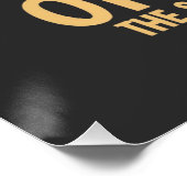 私の立つ無地の岩キリスト ポスター (コーナー)