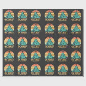 私の立つ無地の岩キリスト ラッピングペーパー (フラット)