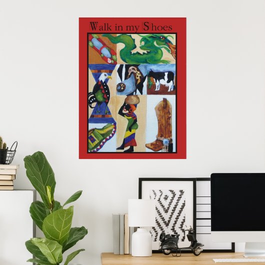 私の立場で歩く ポスター (ホームオフィス)