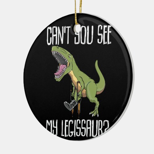 私の立法者の脚が折れてるのが見えないか セラミックオーナメント (左)