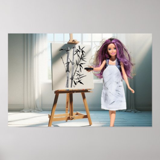 私の竹の絵が完成しました。 ポスター (正面)