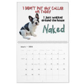 私の笑わされるブルドッグのフランスの考え カレンダー (3月 2026)