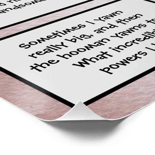 私の笑わされるベルネーゼ山犬の思い ポスター (コーナー)