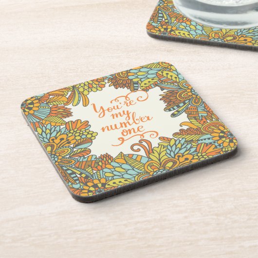 私の第1です コースター (左側)