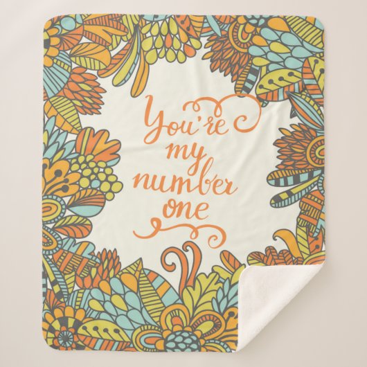 私の第1です シェルパブランケット (正面)