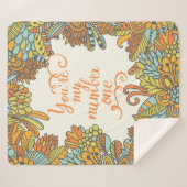 私の第1です シェルパブランケット (正面(横))