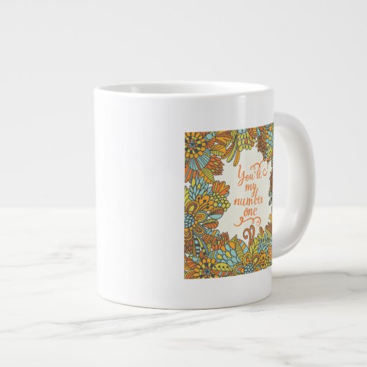 私の第1です ジャンボコーヒーマグカップ (正面右)