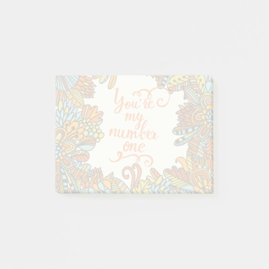 私の第1です ポストイット (正面)