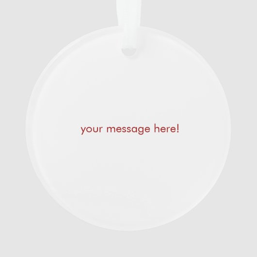 私の第1クリスマス-あなたの写真を加えて下さい オーナメント (裏面)