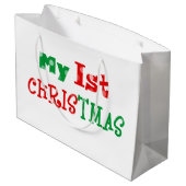 私の第1クリスマス ラージペーパーバッグ (裏面アングル)