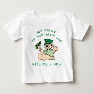私の第1セントパトリックの日のベビーのティー ベビーTシャツ