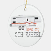 私の第5車輪を愛して下さい セラミックオーナメント (左)