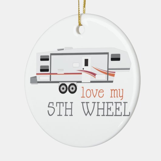 私の第5車輪を愛して下さい セラミックオーナメント (左)