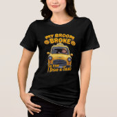 私の箒が壊れたので、私はタクシーを運転する – ハおもしろいロ トライブレンドＴシャツ (正面)