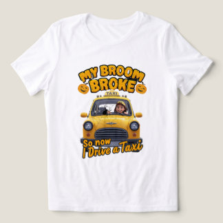 私の箒が壊れたので、私はタクシーを運転する – ハおもしろいロ トライブレンドＴシャツ