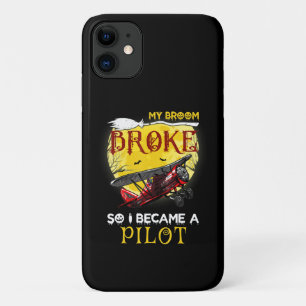 私の箒が壊れたので、私はパイロットのハロウィンギフトになった iPhone 11 ケース
