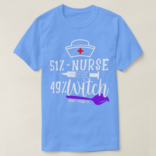 私の箒が壊れて私はバーテンダーのハロウィンになった Tシャツ (デザイン正面)