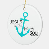 私の精神のためのいかり セラミックオーナメント (左)