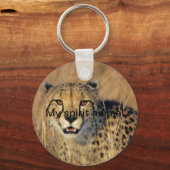 私の精神の動物のチーター キーホルダー (正面)