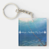 私の精神は希望で固定します キーホルダー (正面)
