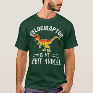 私の精神を司るのはヴェロキラプトル 古生物学者v tシャツ